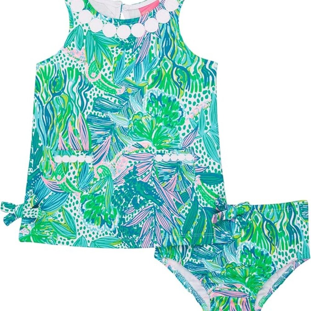 Lilly Pulitzer Baby Lilly Shift Knit Shift Dress & Bloomers